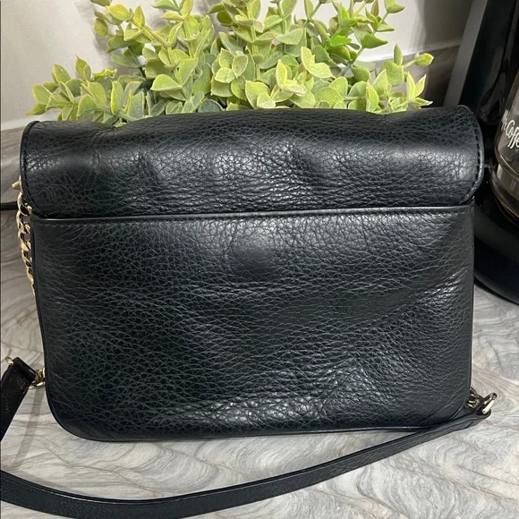 Michael Kors Black Pebbled Leather Crossbody Bag - Picture 2 of 10